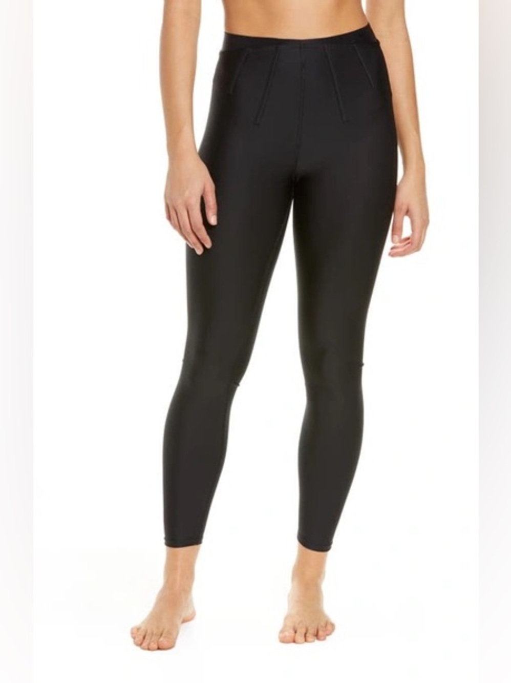 ALO XS Women's Airlift 7/8 Corset High Waist Leggings In Black